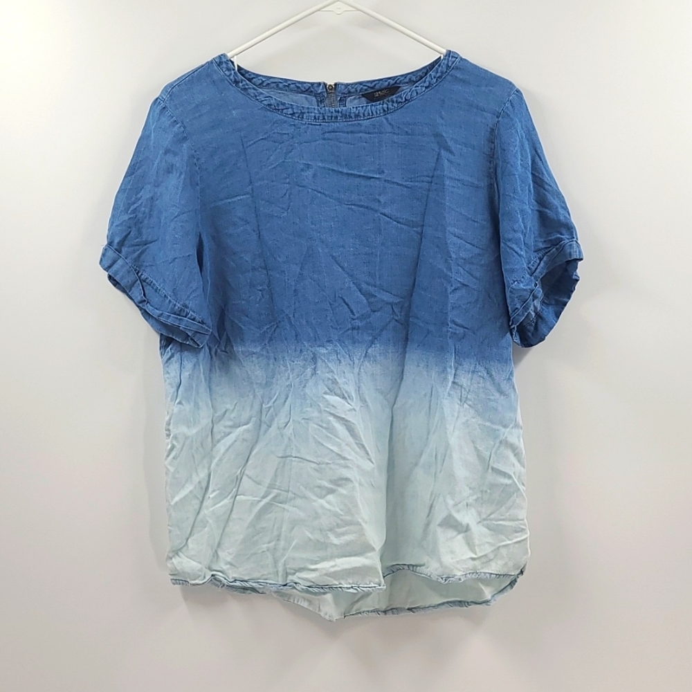 1250 degrees Celsius ombre chambray top - Picture 1 of 4